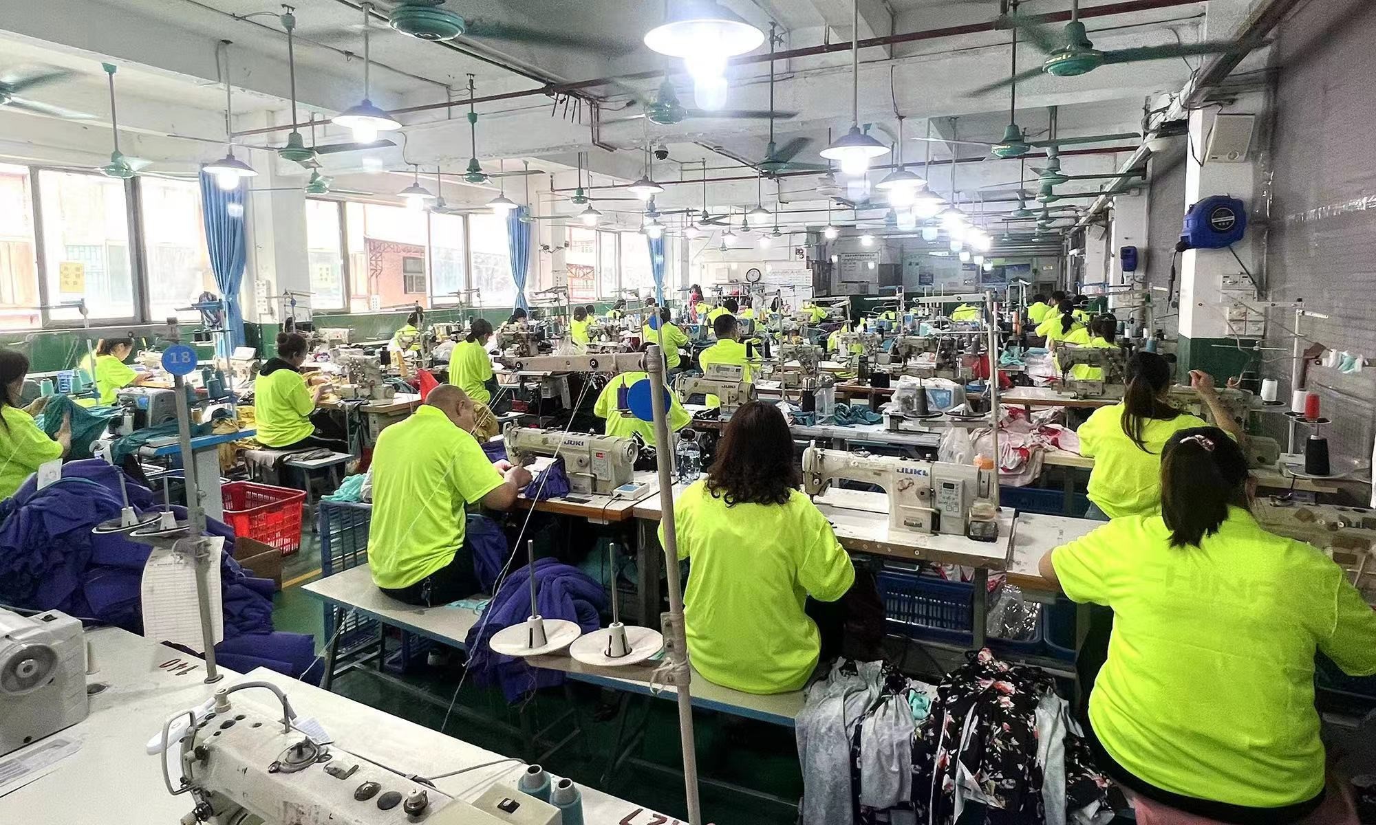 Guangzhou Vinas clothing technology Co., LTD สายการผลิตของโรงงาน